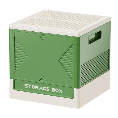 大容量积木收纳箱彩色多功能收纳盒积木拼接箱子儿童玩具储物盒子 - 图3