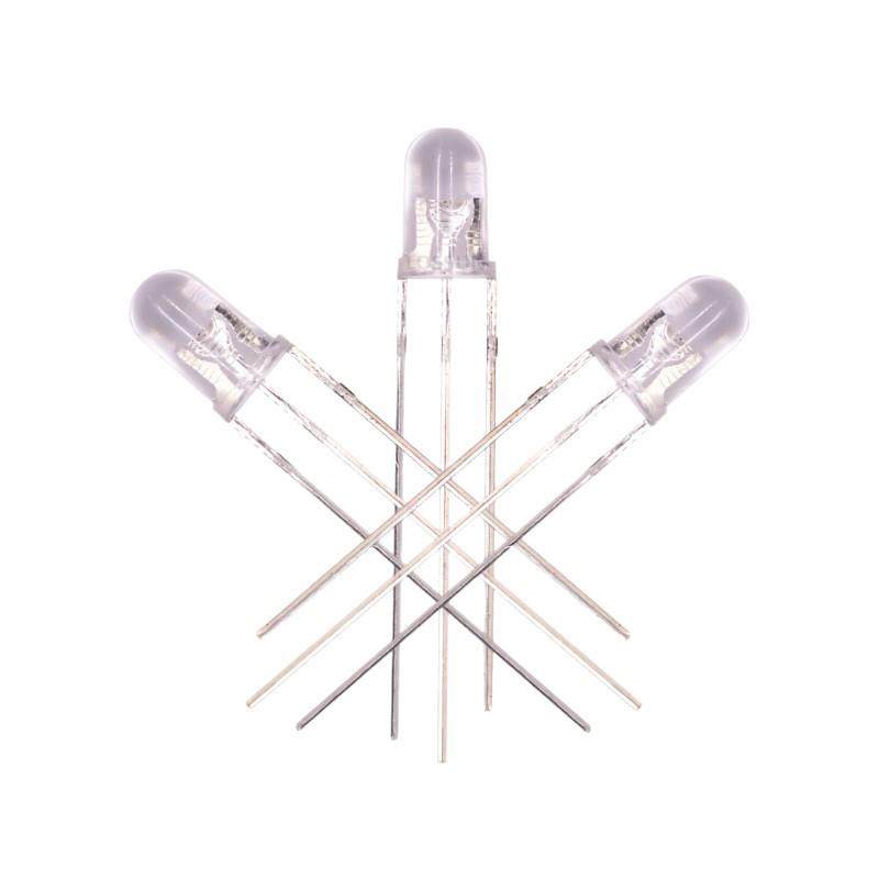 厂家直销f5红翠绿双色灯珠透明共阴5mm红绿led高亮圆头三脚指示灯,淘宝优惠券,粉丝福利购,淘宝优惠卷