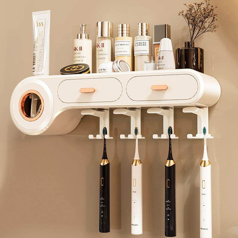 牙杯牙刷置物架免打孔壁挂式家庭洗漱杯套装漱口杯牙具架子牙缸架,淘宝优惠券,粉丝福利购,淘宝优惠卷