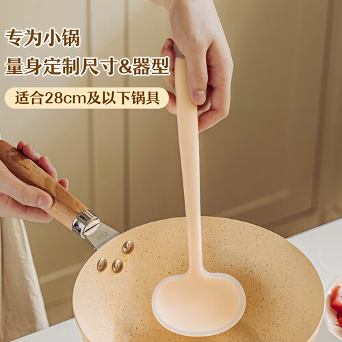 新款硅胶锅铲炒勺两用耐高温不粘锅加长款静音炒菜家用厨具一体式 - 图2