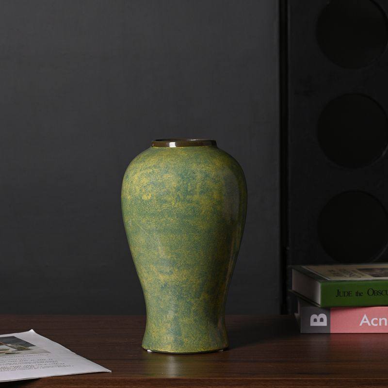 高级森系绿野仙踪系列新中式高颜值水培陶瓷花瓶花插桌面家居室内,淘宝优惠券,粉丝福利购,淘宝优惠卷