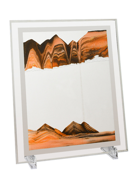 速发桌意轻奢解流艺术沙漏摆件客厅创面办公室压沙画装饰品生日礼