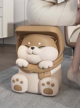 速发落犬狗柴地旁件客厅沙发摆边几家居装饰品入户玄关换鞋凳乔迁