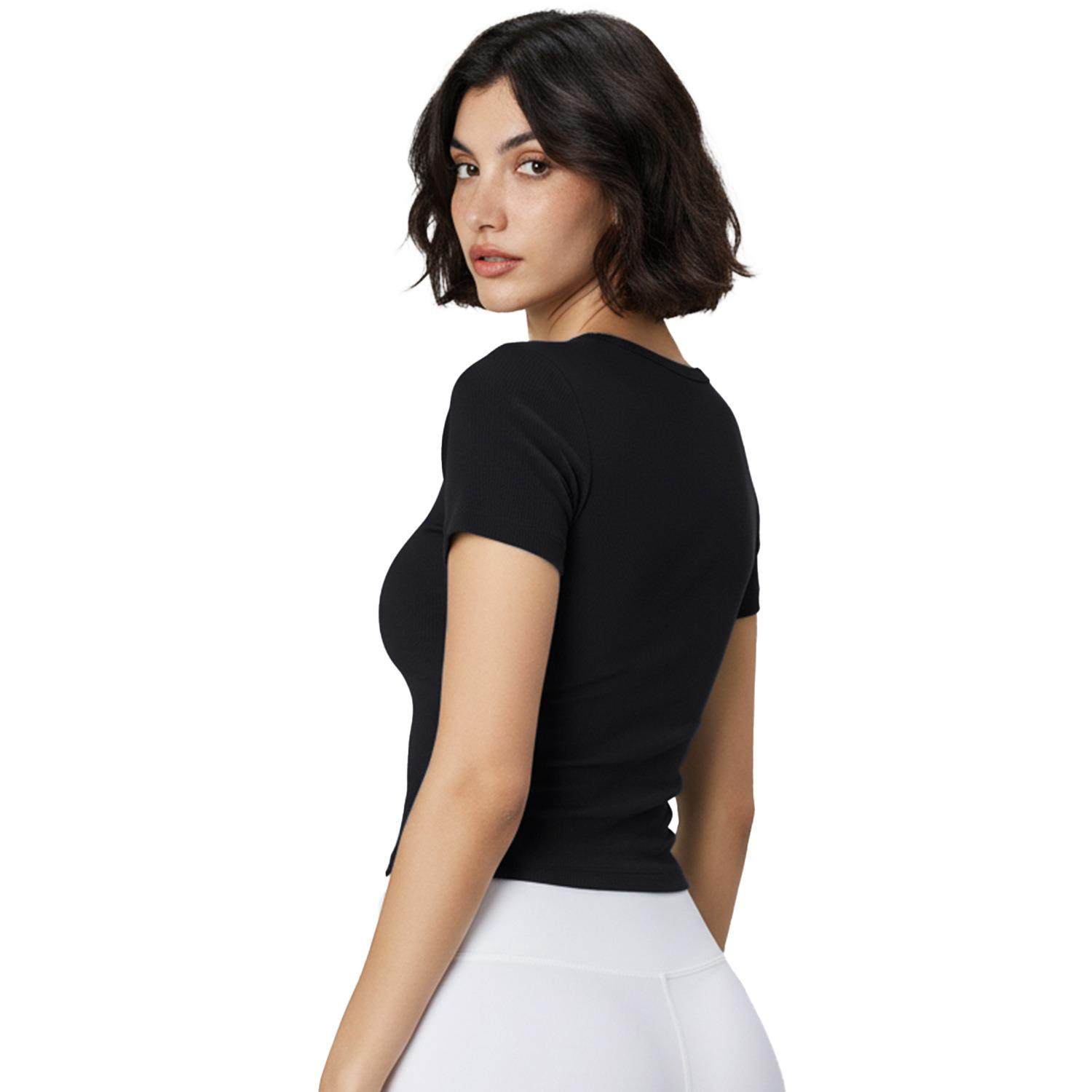 运动短袖女夏 速干t恤健身户外跑步薄款修身显瘦跑步瑜伽上衣,淘宝优惠券,粉丝福利购,淘宝优惠卷