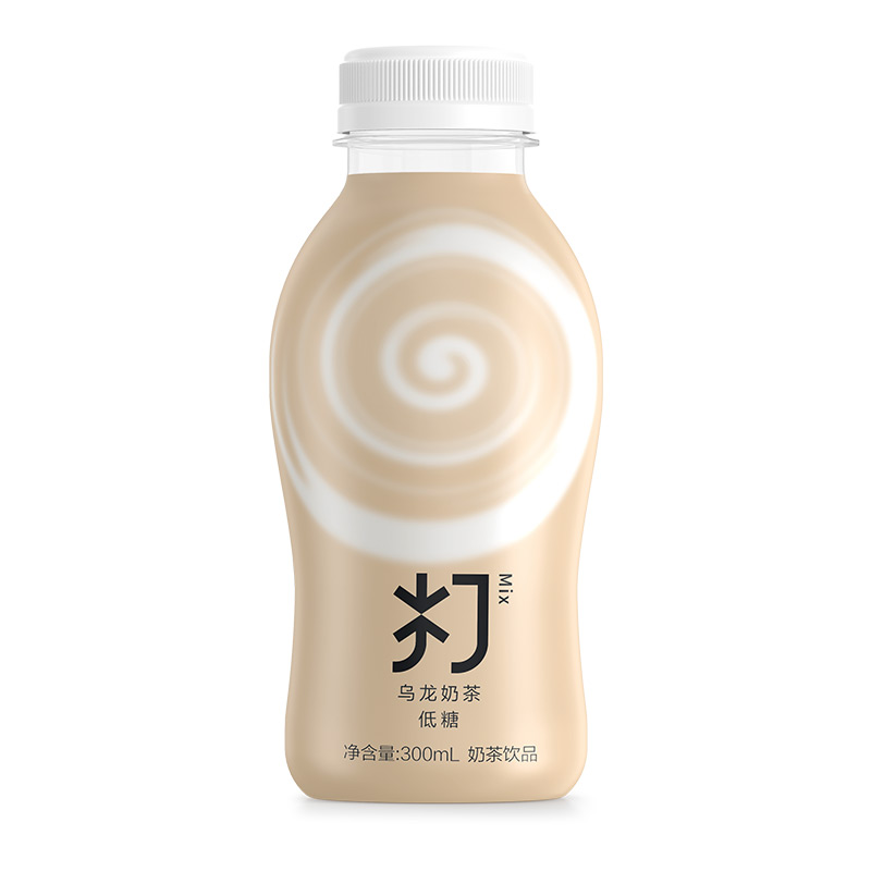 【企】农夫山泉 打奶茶乌龙奶茶饮品低糖茶饮料300ml*15瓶整箱装 - 图3