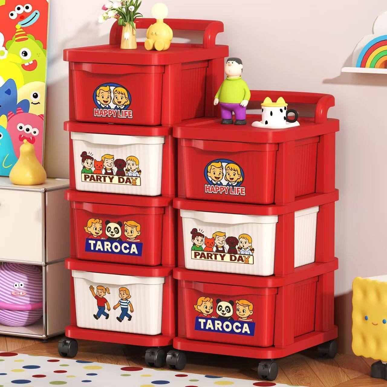 零食小推车置物架多巴胺抽屉柜家用高颜值落地式可移动玩具收纳柜,淘宝优惠券,粉丝福利购,淘宝优惠卷