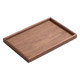 North American walnut tray afternoon tea snack tray home commercial restaurant coffee table storage solid wood plate Chinese style