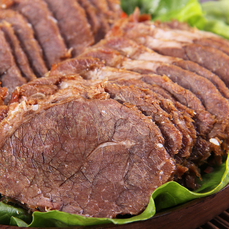 酱牛肉熟食肉真空包装内蒙古新鲜牛腱肉开袋即食卤制五香牛肉大块 - 图1