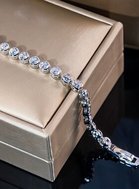 多钻网球泡泡手链男女通戴简约