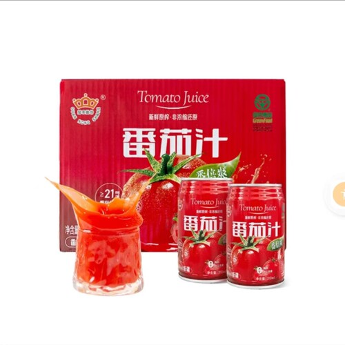 25年新疆冠农NFC番茄汁310ml罐装原榨新鲜西红柿饮料纯果蔬整箱 - 图2