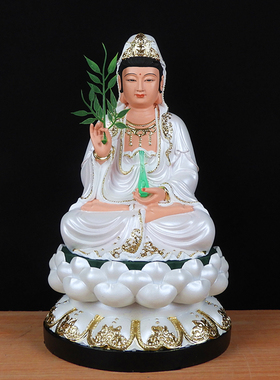 裟婆三圣佛像观音佛像佛祖像释迦牟尼佛像地藏王菩萨白衣观音树脂