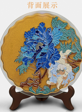 轻奢高档摆件手工绘画送礼佳品