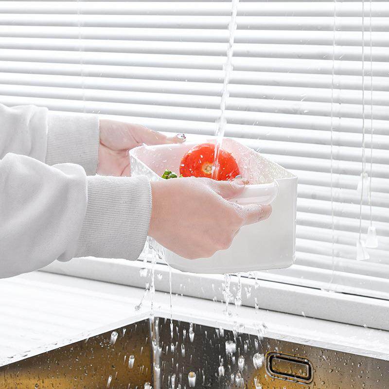 双层洗菜盆沥水篮厨房家用塑料水果盘客厅水槽滤水菜篓淘洗菜篮子,淘宝优惠券,粉丝福利购,淘宝优惠卷