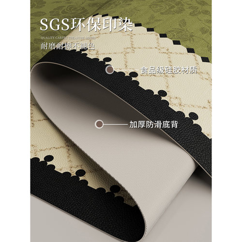 茶几桌垫轻奢高级感餐桌桌布防水防油免洗美式复古皮革茶几遮盖布 - 图0