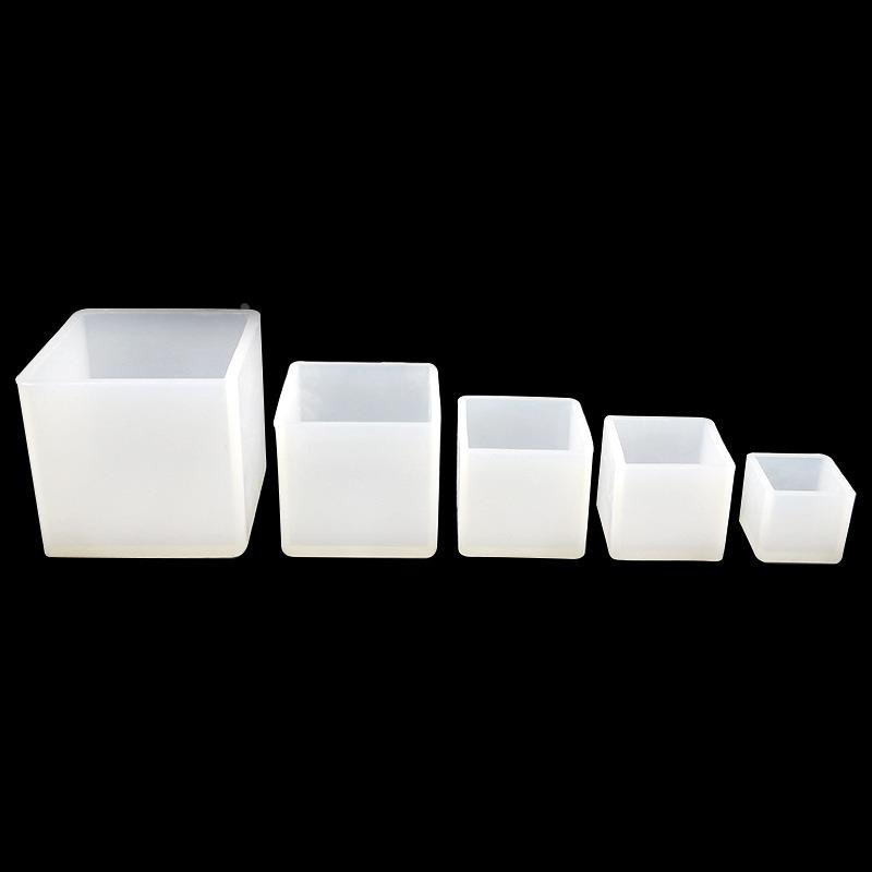 镜面正长方体硅胶模具手工diy制作模具水晶滴胶饰品立体几何模型