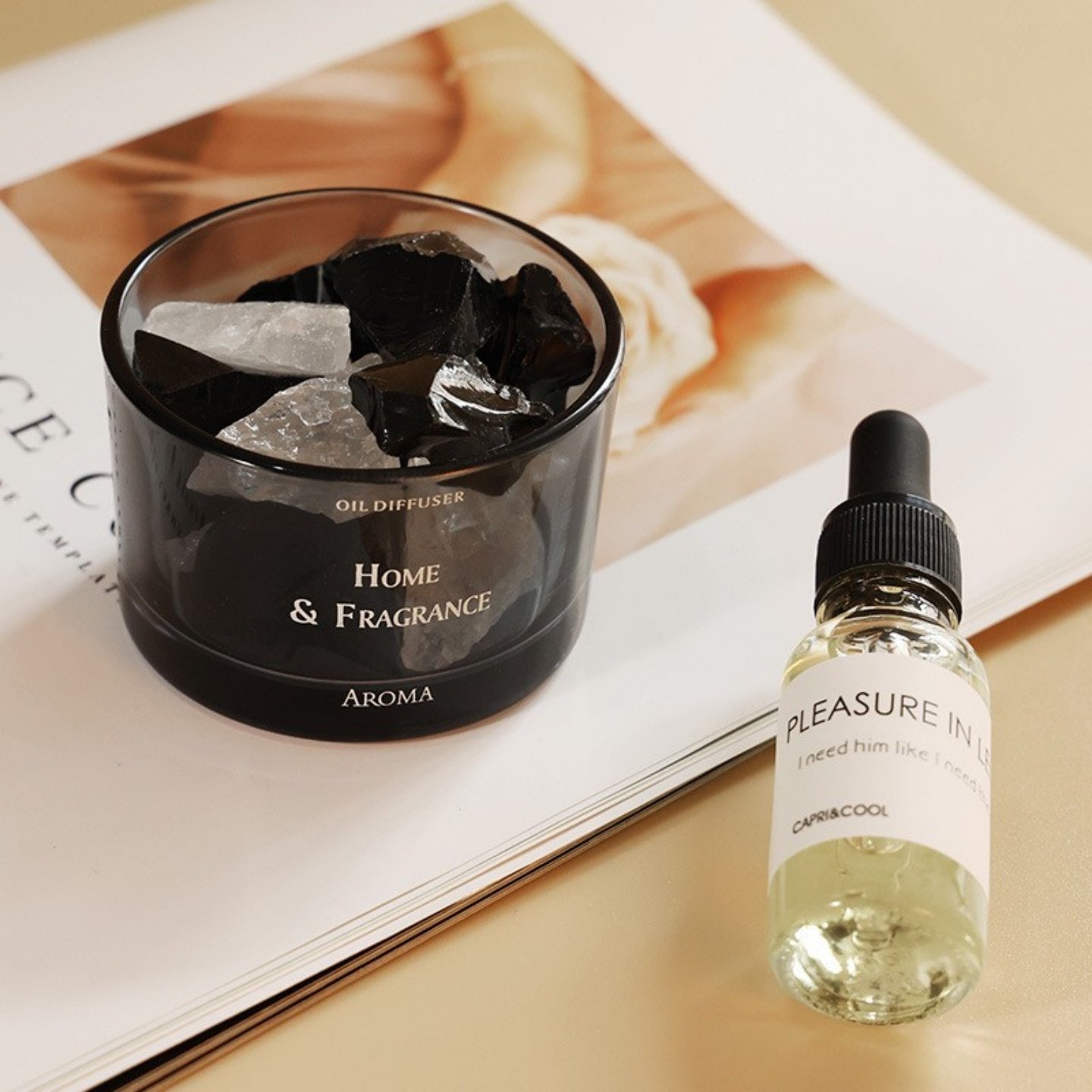 扩香石晶石香薰卧室内持久家用房间摆件礼物小众高级精油无火香氛,淘宝优惠券,粉丝福利购,淘宝优惠卷