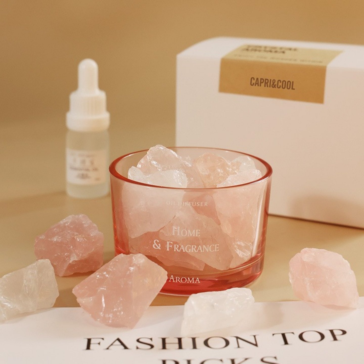 扩香石晶石香薰卧室内持久家用房间摆件礼物小众高级精油无火香氛,淘宝优惠券,粉丝福利购,淘宝优惠卷