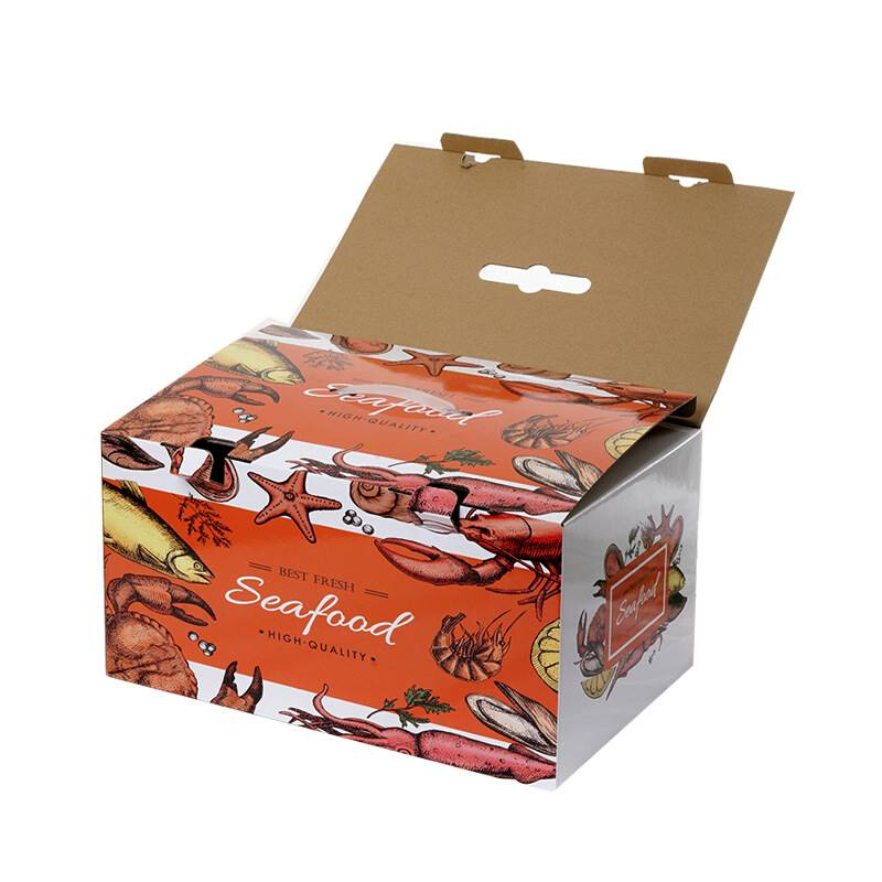 海鲜干货礼品盒包装盒保鲜保冷专用高档打包泡沫箱带纸长方形加厚