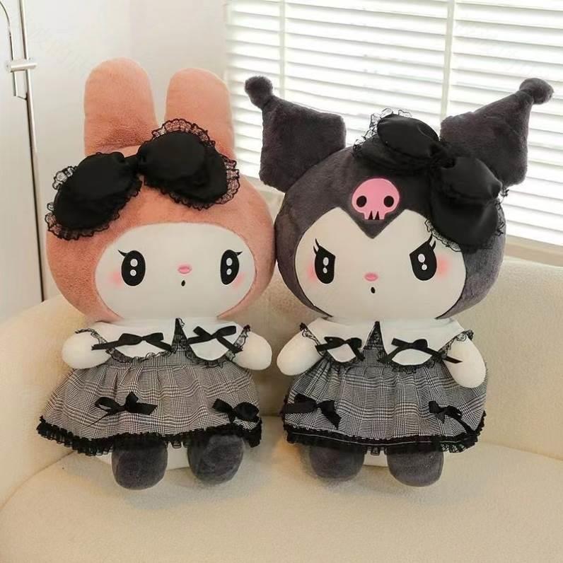 Skeleton rice dark kurumi plush toys Melody doll large with-图0