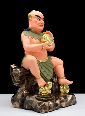 16寸神农大帝神像五谷神农伏羲盘古大帝三皇炎帝树脂包邮供奉佛像