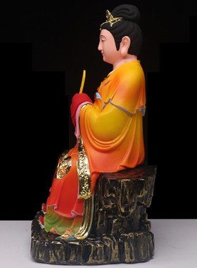 16寸泰山圣母娘娘泰山奶奶泰山老母佛像碧霞元君家用供奉树脂摆件