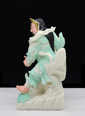 玄天上帝神像玄真武祖师真武大帝上帝公像包邮家用汉白玉供奉摆件