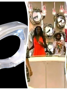 玻璃钢透明树脂道具 鞋服店铺橱窗展示道具 源头厂家定制