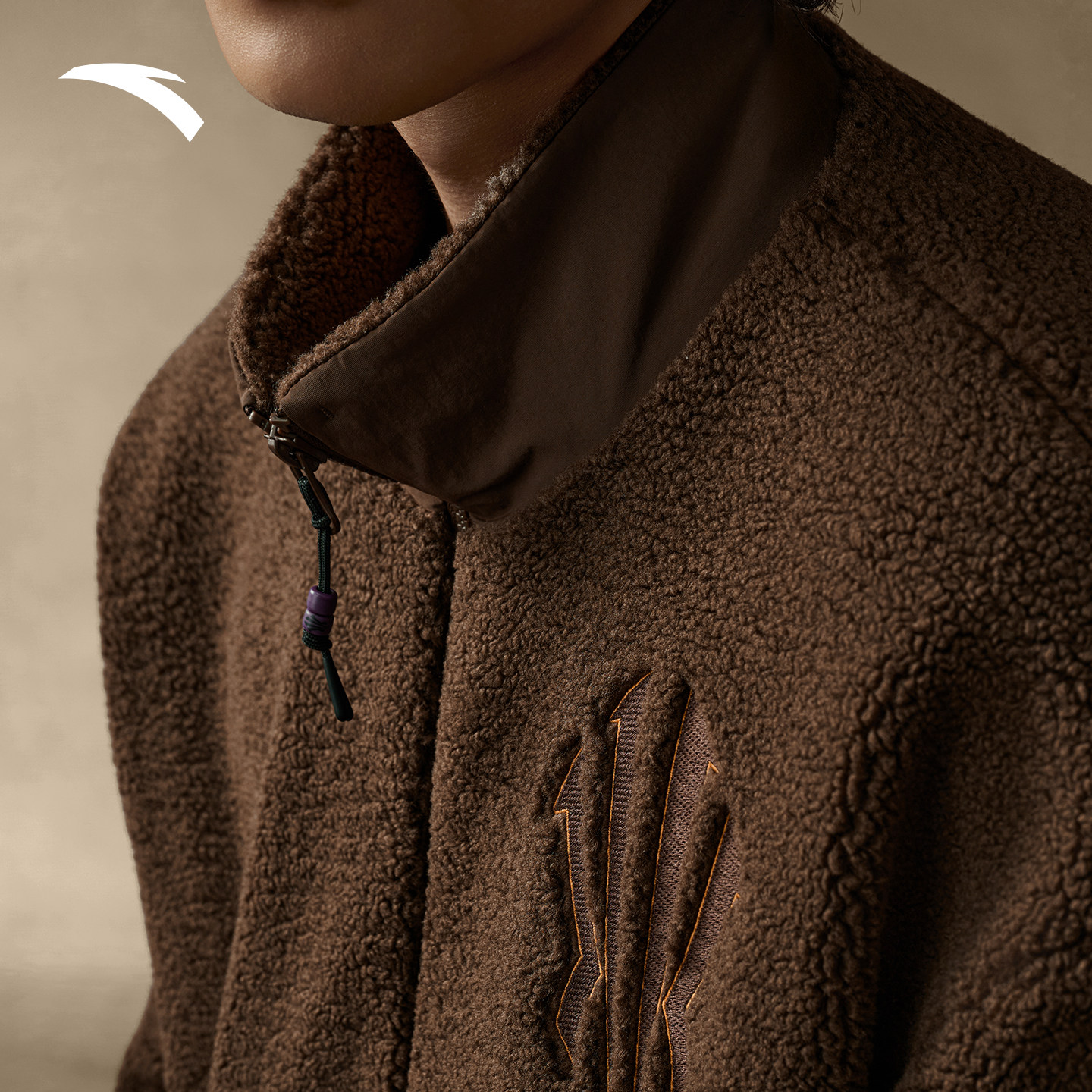 安踏凯里·欧文系列丨摇粒绒外套男女同款加绒保暖上衣172541707,淘宝优惠券,粉丝福利购,淘宝优惠卷