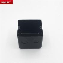 Ground insertion Universal bottom case deepening thickened ground insertion bottom case junction box Regular subsection plug bottom case 100 * 100 * 80