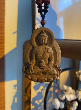 【鹅梨帐中香】药师如来佛古法合香牌非遗手工艺香薰挂件文玩挂件