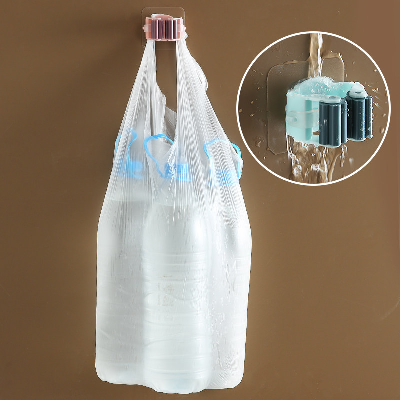 拖把夹卡座免打孔拖布夹拖把架子固定卡扣卫生间强力拖把固定挂钩,淘宝优惠券,粉丝福利购,淘宝优惠卷