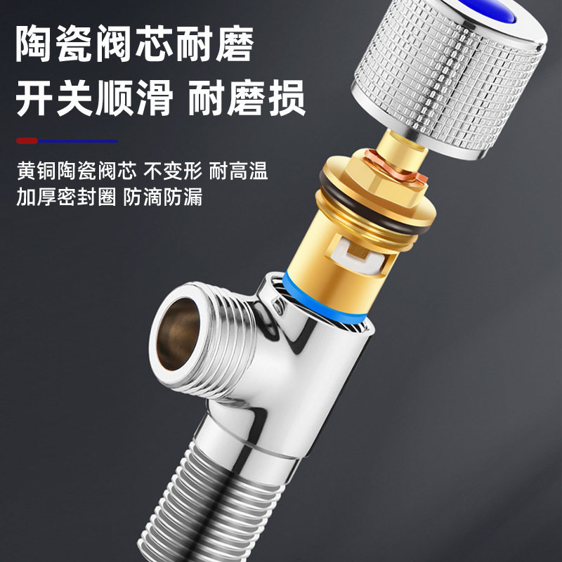 水龙头阀芯精铜厨房卫生间单冷热通用快开水龙头内芯全铜更换配件
