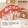 Antibacterial pu leather bedside pillow for children's bedroom