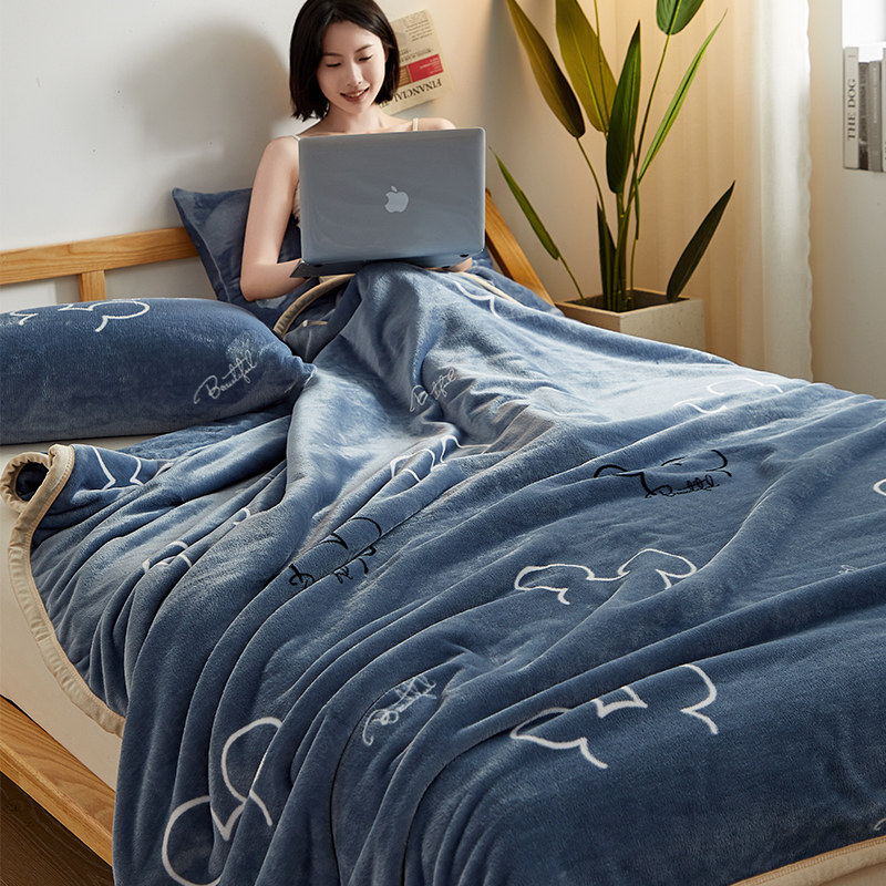  花舍休闲毯/毛毯/绒毯