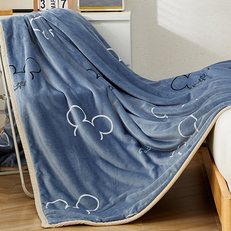  花舍休闲毯/毛毯/绒毯