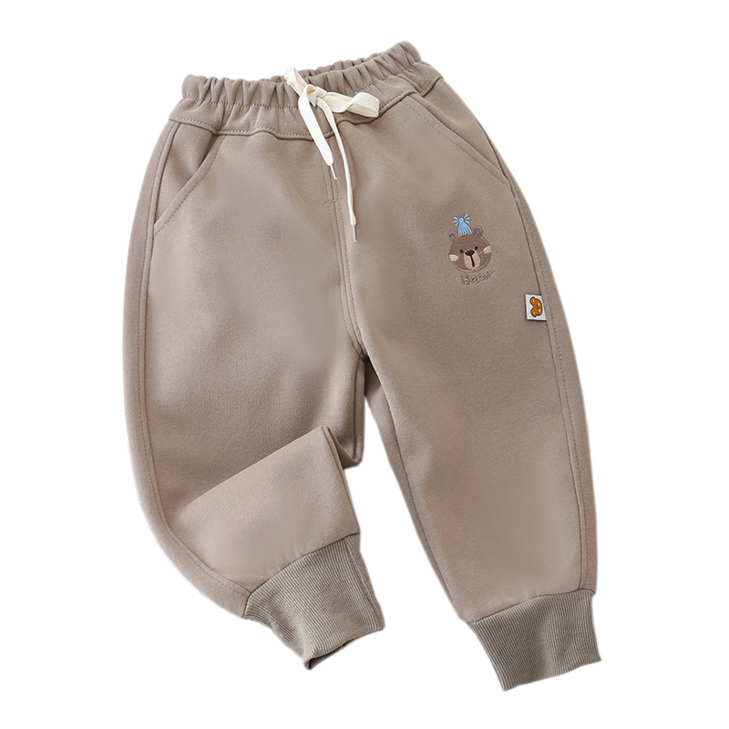 春秋季新款运动裤中小儿童卫裤男女宝宝卡通刺绣长裤子外穿休闲 - 图3