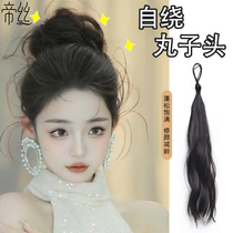 Pellet head wig integrated hair band hair bouquet self-winding disc hair increasing amount theorizer low-Zarb hair bungler hair bag