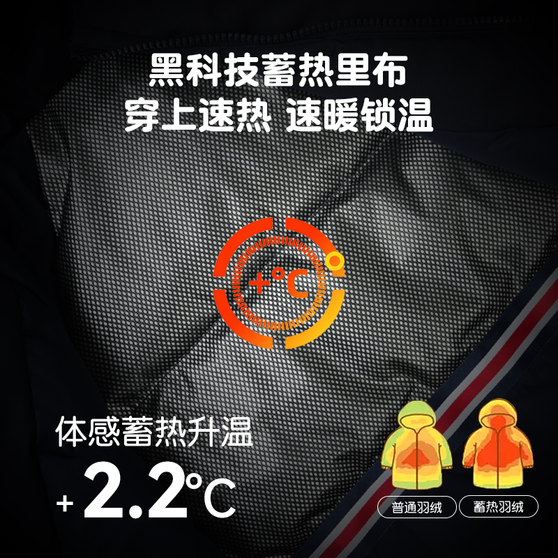 巴布豆童装男女中长款羽绒服儿童2025冬装新款滑雪服加厚极寒外套