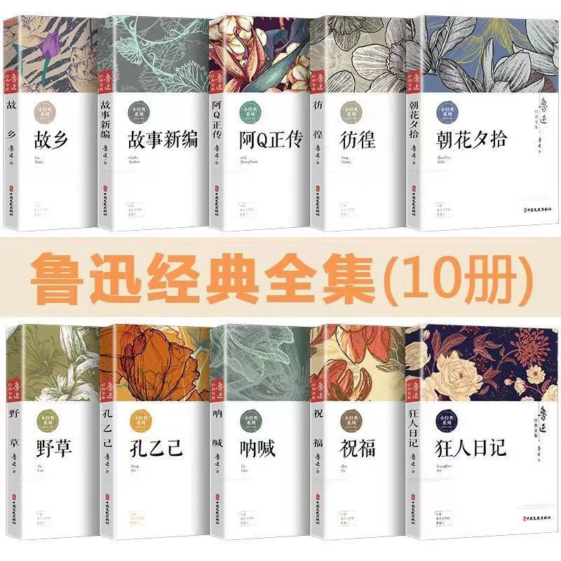 【东方文澜】全10本鲁迅全集正版经典小说呐喊朝花夕拾狂人日记原著正版六七年级必读书课外阅读故乡野草彷徨阿Q正传孔乙己初中生 - 图0