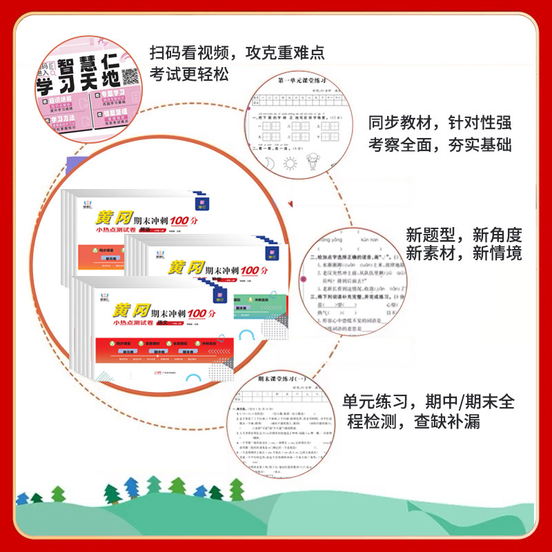 黄冈测试卷一二三四五六年级上册语数英人教版北师单元期中期末卷,淘宝优惠券,粉丝福利购,淘宝优惠卷