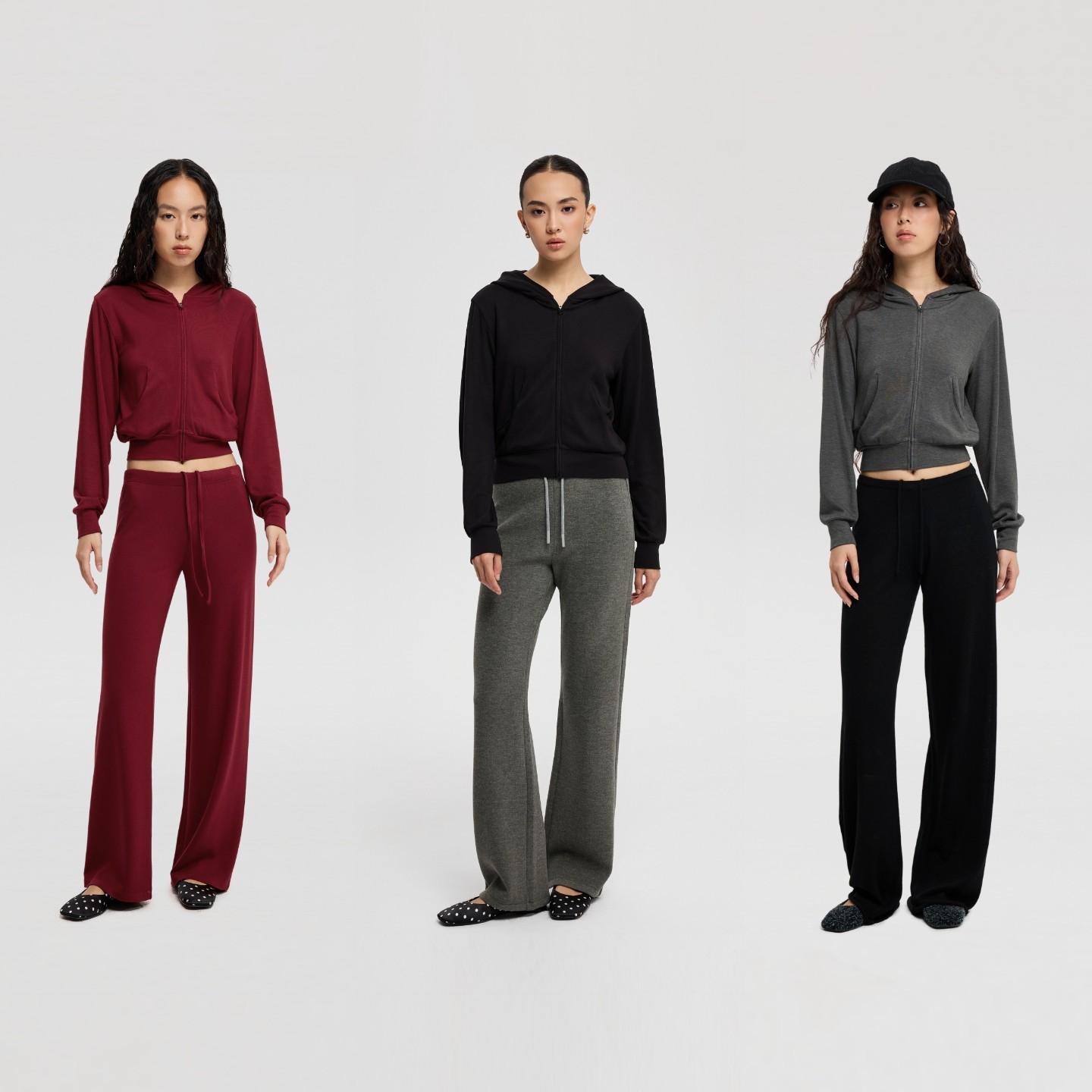 oneup兔毛修身短款连帽卫衣外套女秋季美式健身上衣瑜伽拉链开衫,淘宝优惠券,粉丝福利购,淘宝优惠卷