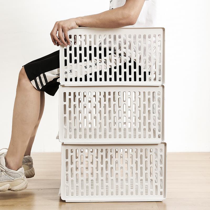 wardrobe layered partition storage box drawer large cabinet1 - 图1