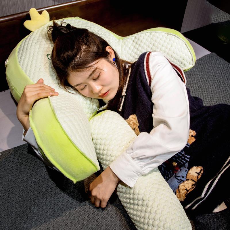 triangle backrest windows and long Pillow sofa large cushion - 图1