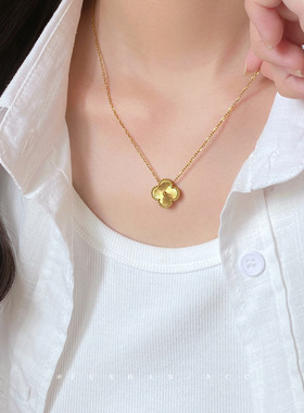 「浮生若梦」轻奢四叶草项链！