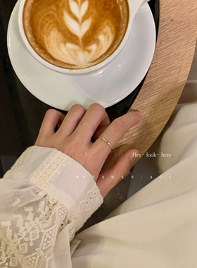 「神仙素圈」叠戴戒指~