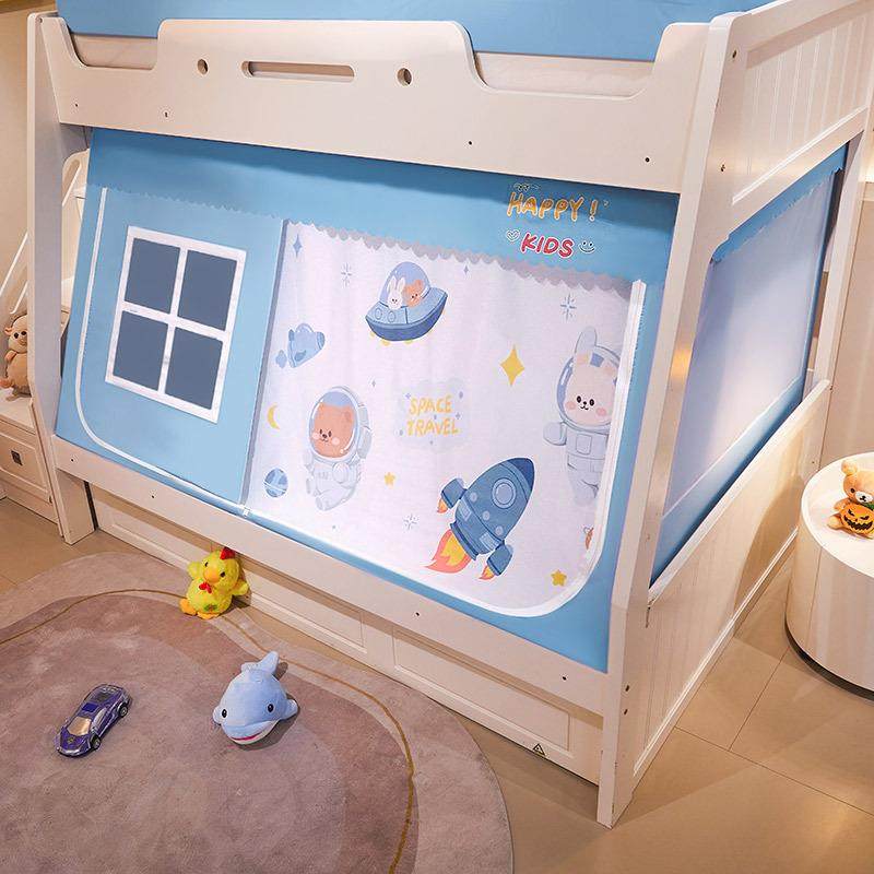 2024年新款子母床梯形上下铺家用上下床1.5m上下床蚊帐高低儿童床,淘宝优惠券,粉丝福利购,淘宝优惠卷