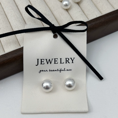 Белые серьги из жемчуга, серебро 999 пробы, легкий роскошный стиль, изысканный стиль