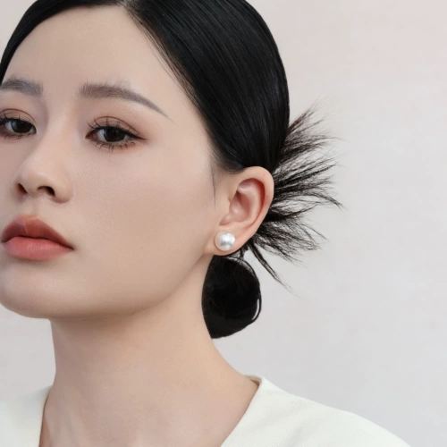 Белые серьги из жемчуга, серебро 999 пробы, легкий роскошный стиль, изысканный стиль