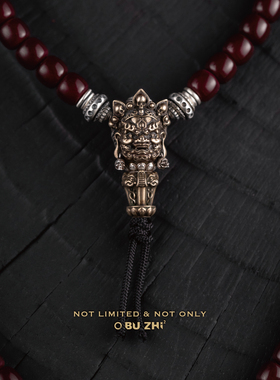 不止不只925银22K大黑天文玩三通