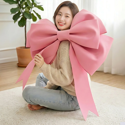 劳动节超大粉色蝴蝶结装饰节日装扮生日场景布置结婚巨型婚礼用品 - 图0